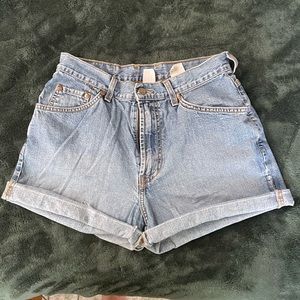 Vintage Lucky Brand High- Waisted Jean Shorts